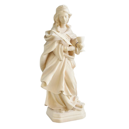 Saint Ottilia Hand-Carved Wood Statue