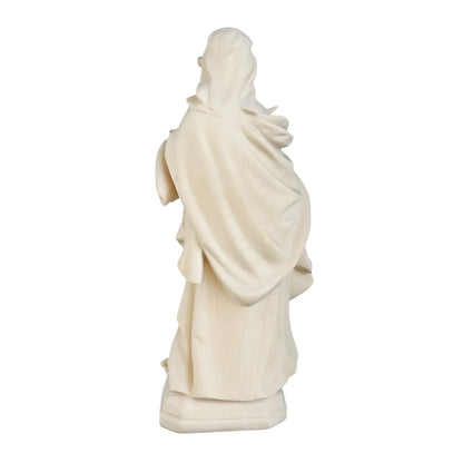 Saint Ottilia Hand-Carved Wood Statue