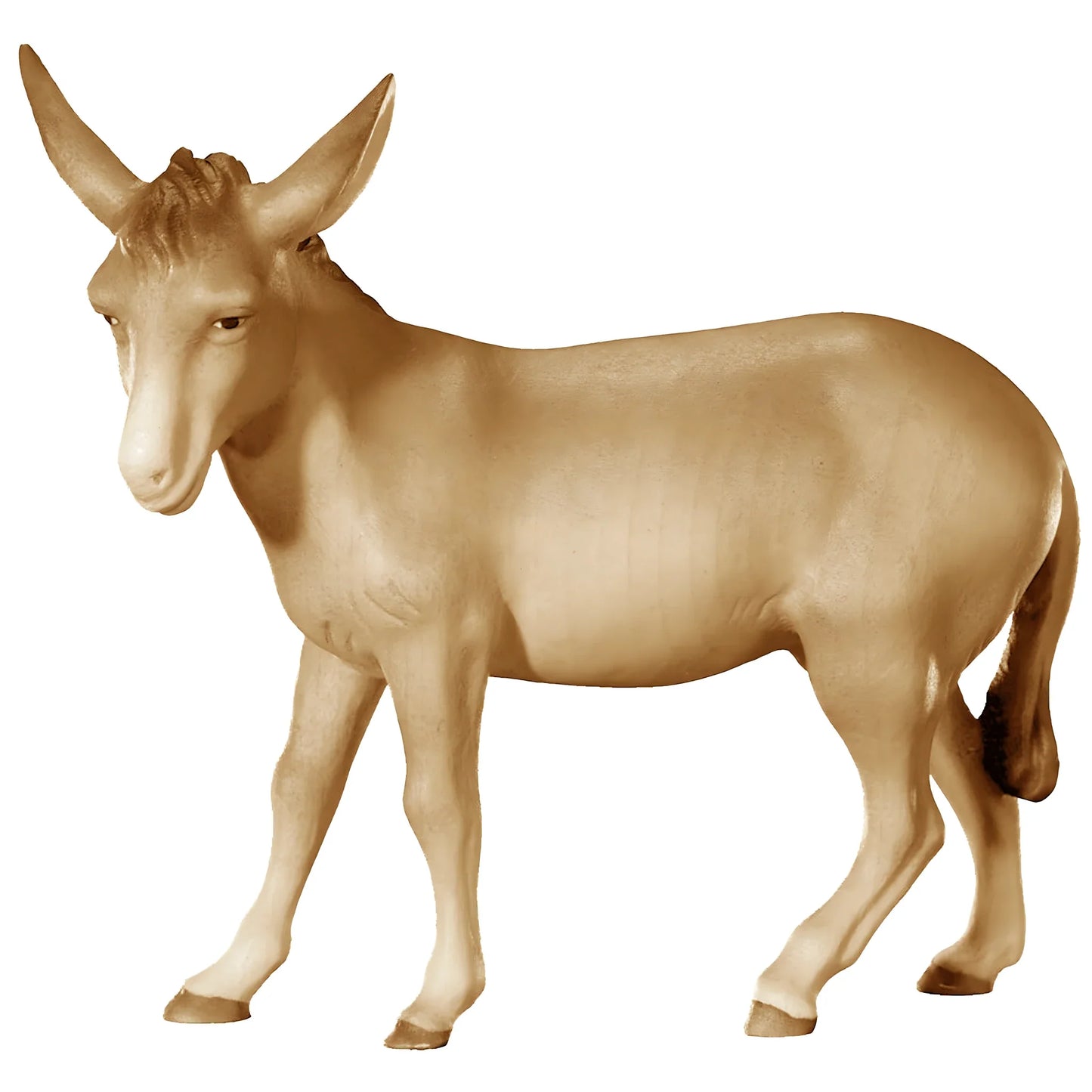 Standing Donkey in Maple Wood