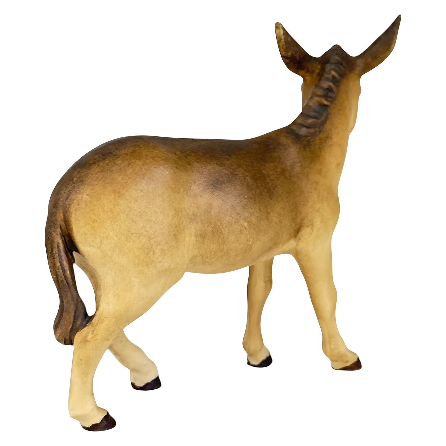 Standing Donkey in Maple Wood