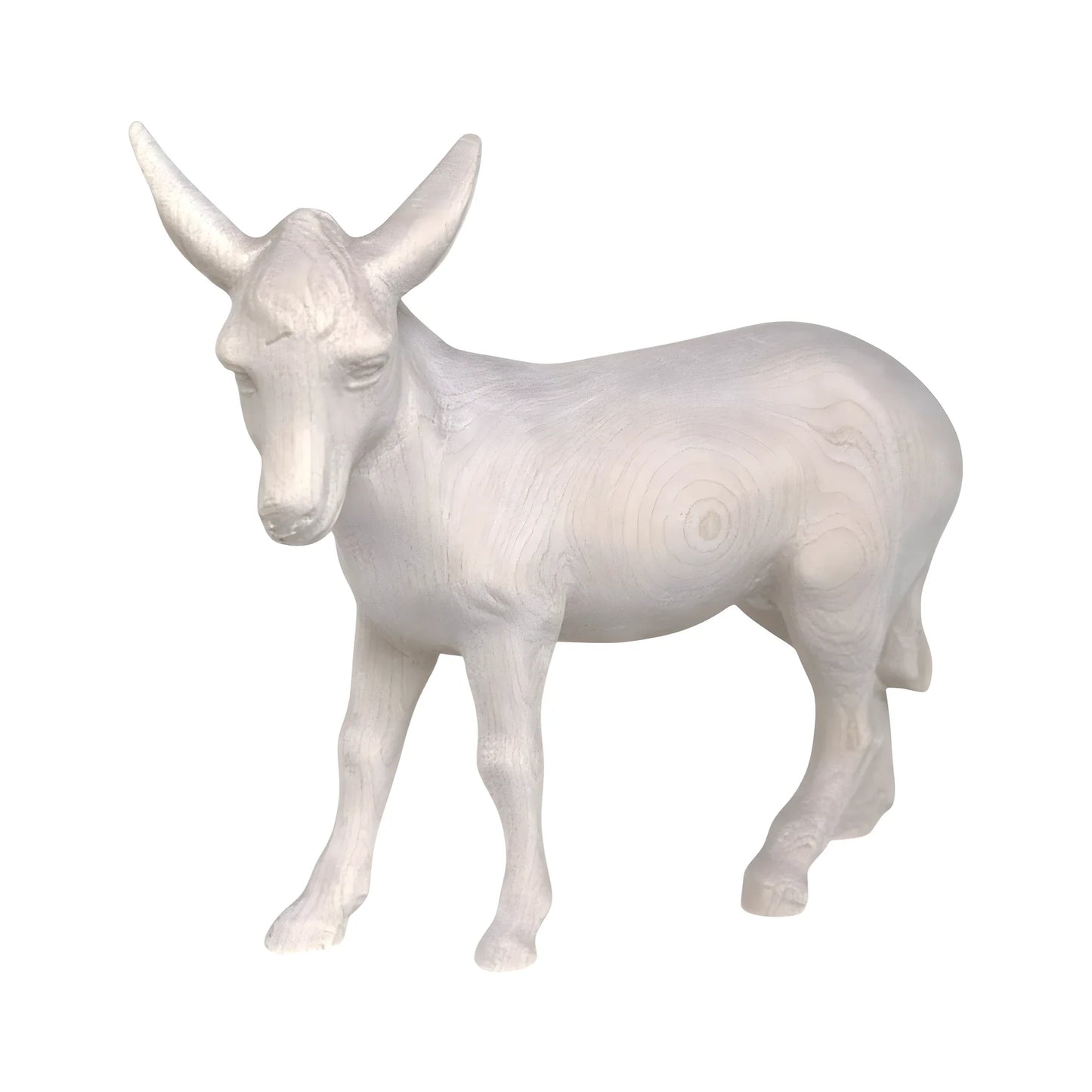 Standing Donkey in Maple Wood