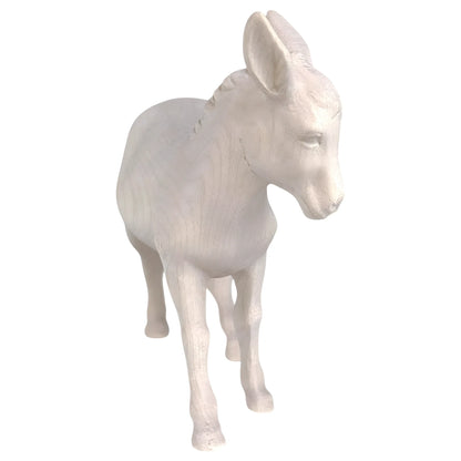 Standing Donkey in Maple Wood