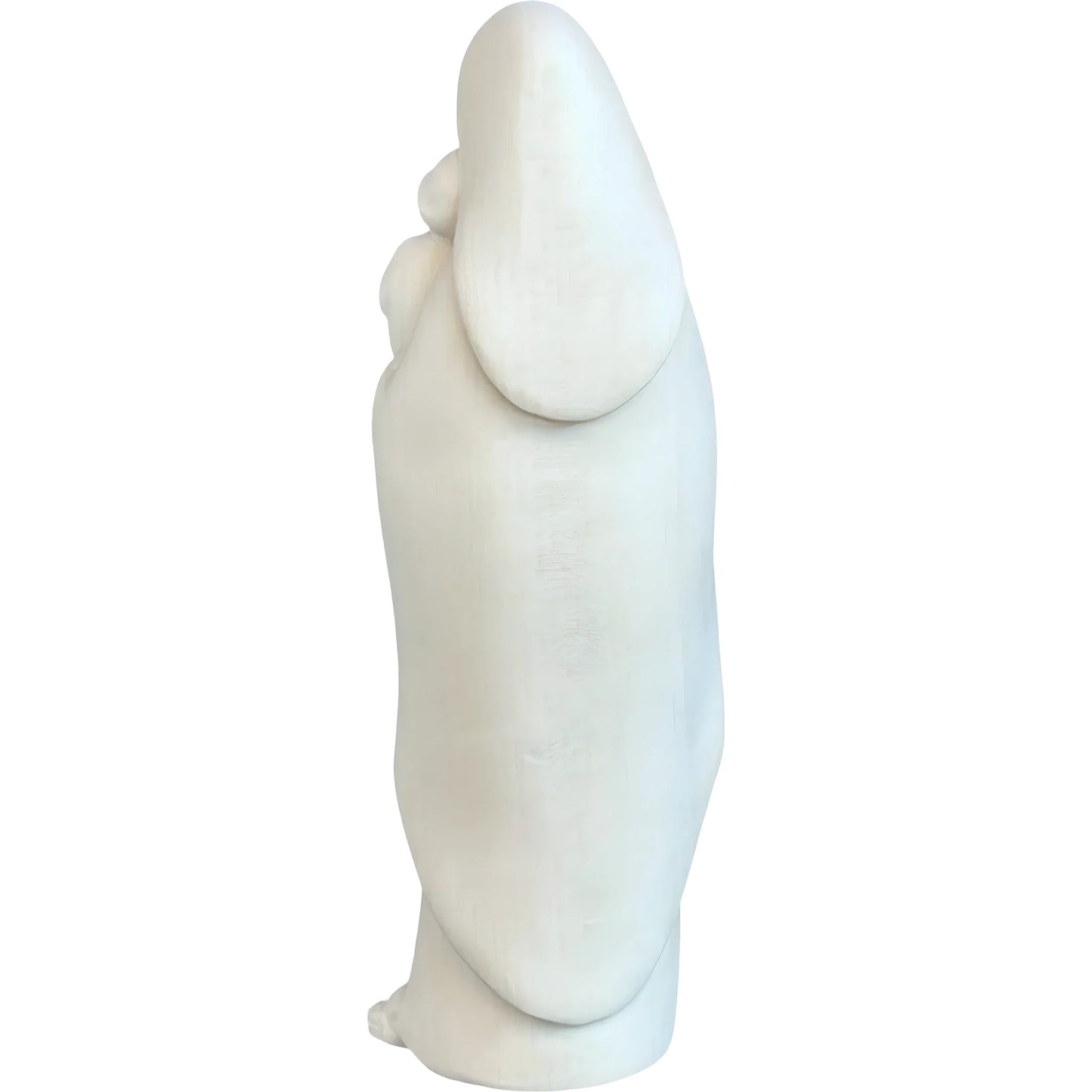 Modern Madonna and Child Sculpture in Maple and Lime wood Val Gardena