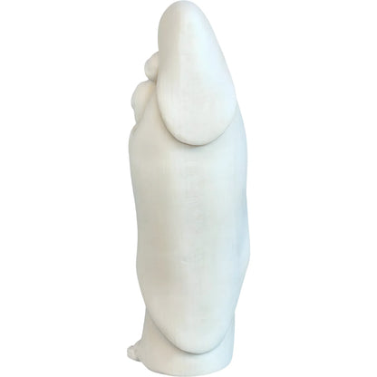 Modern Madonna and Child Sculpture in Maple and Lime wood Val Gardena