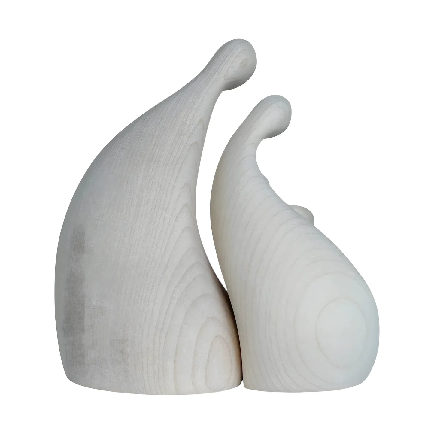 Abstract Holy Family Sculpture in Maple Wood Val Gardena