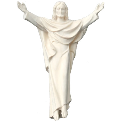 Sculpture of Jesus Christ the Risen King in Val Gardena wood