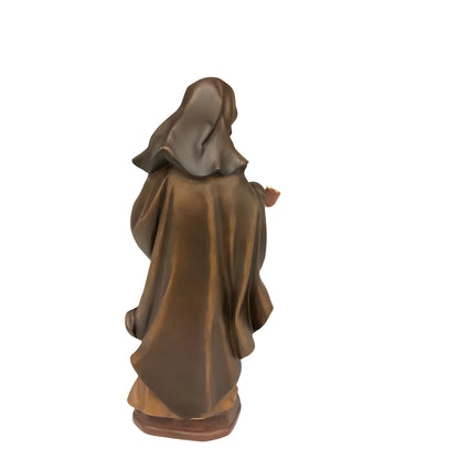 Sculpture of Saint Louise de Marillac in Val Gardena Wood