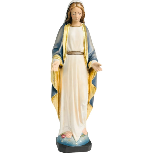 Wooden Sculpture Immaculate Conception Madonna from Val Gardena