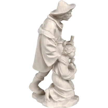 Shepherd and Child with Dove - Maple Wood