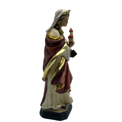 Wood Sculpture Saint Matilda, Queen and Founder, Val Gardena