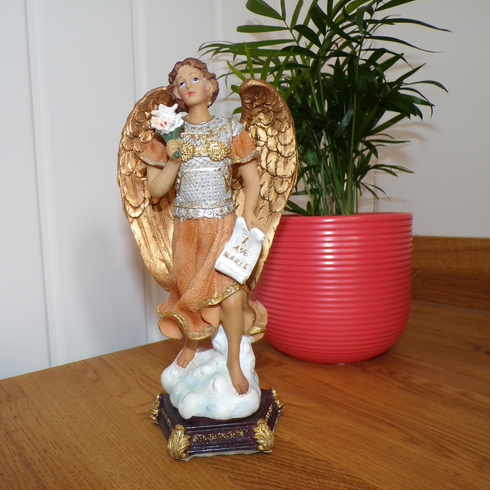 8" St Gabriel Statue