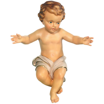 Hand Carved Wooden Baby Jesus Statue