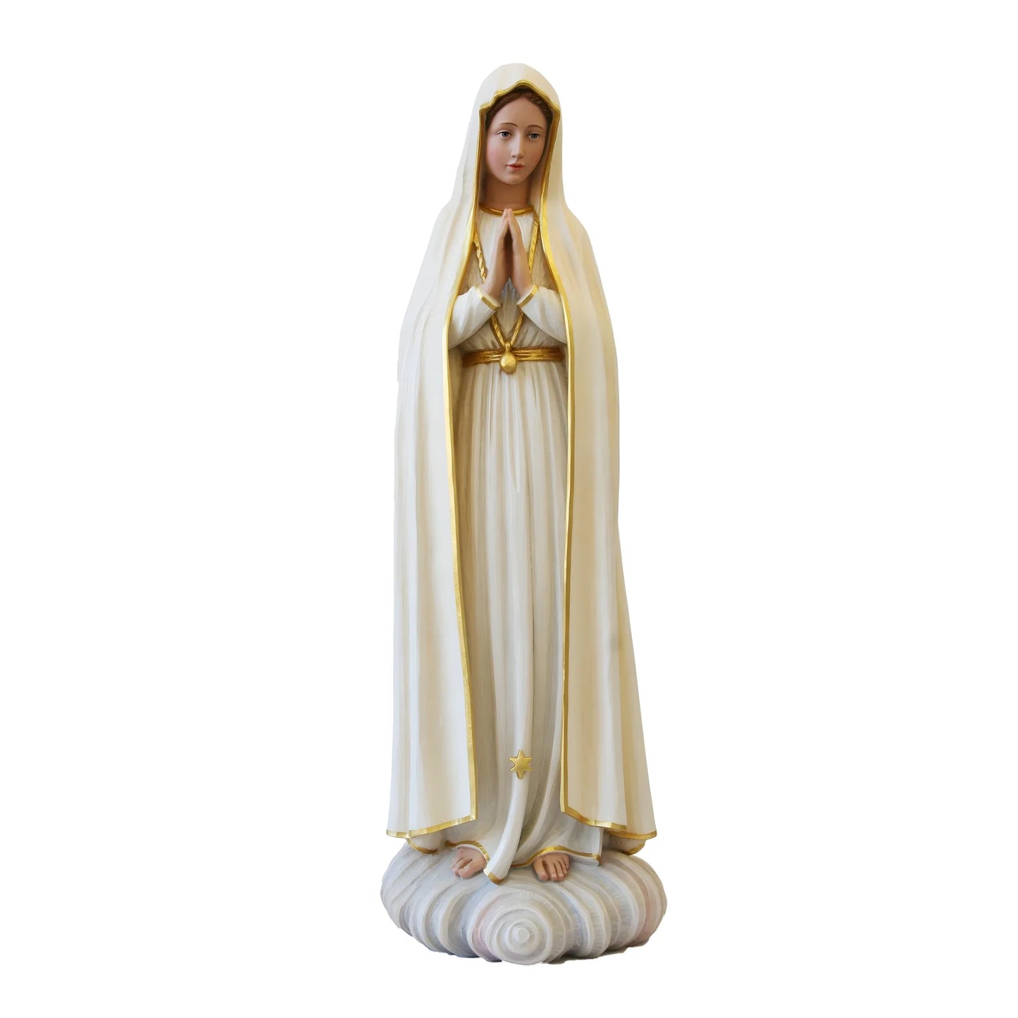 Virgin Pilgrim of Fátima statue | Handmade Fiberglass Sculpture