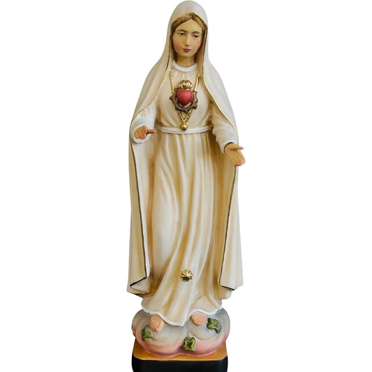 Immaculate Heart of Mary (Sacred Heart) Statue in Val Gardena Wood