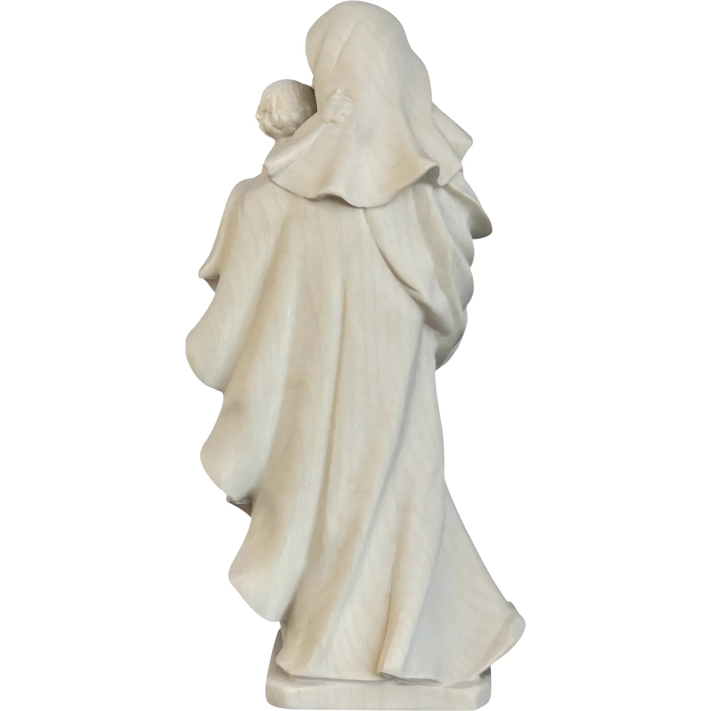 Our Lady of the Heart with Child statue in carved wood from Val Gardena