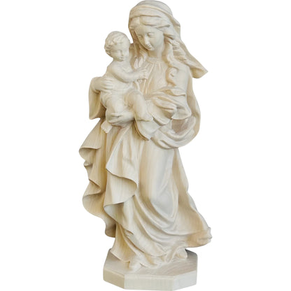 Statue Our Lady of Reverence carved in Val Gardena Wood