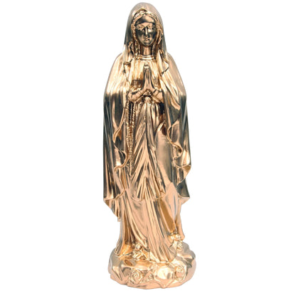 Lourdes Madonna Statue: Work of Faith and Sacred Handicraft Val Gardena