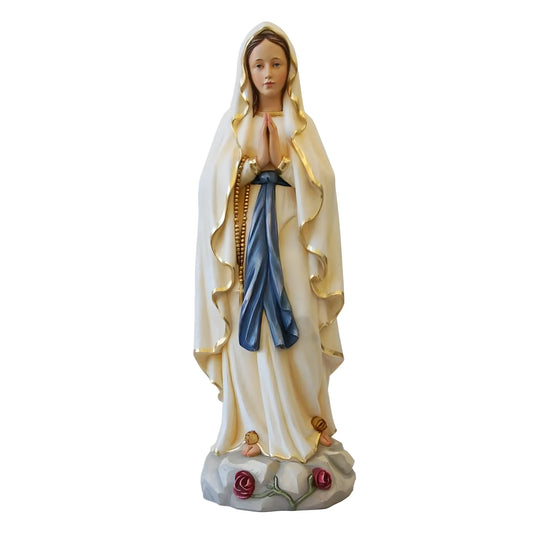 Lourdes Madonna Statue: Work of Faith and Sacred Handicraft Val Gardena