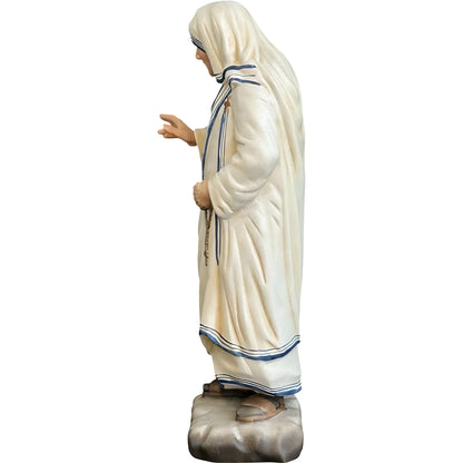 Saint Teresa of Calcutta Statue in Maple and Lime Wood Val Gardena