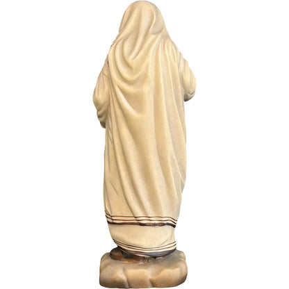 Saint Teresa of Calcutta Statue in Maple and Lime Wood Val Gardena
