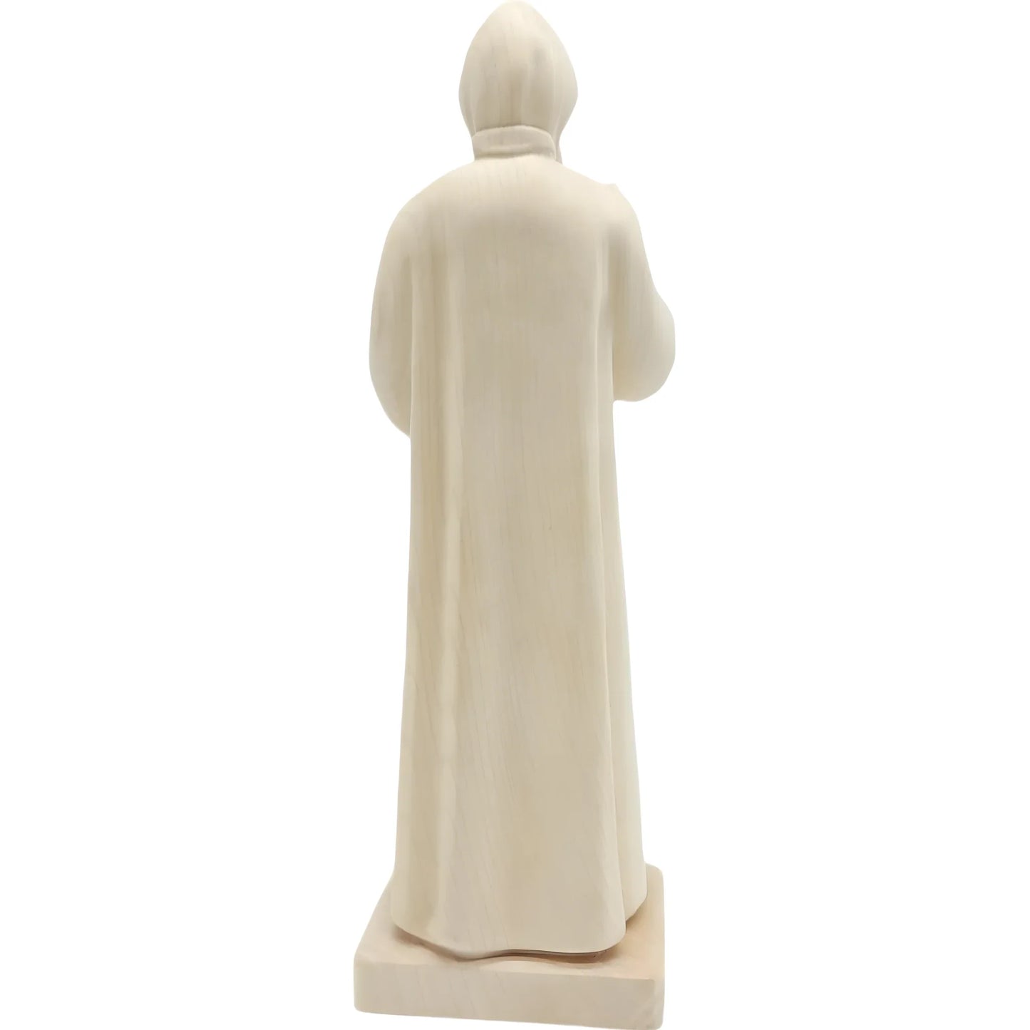 St. Charbel Makhlouf Statue in Hand-Carved Wood Val Gardena