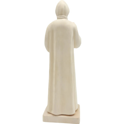 St. Charbel Makhlouf Statue in Hand-Carved Wood Val Gardena