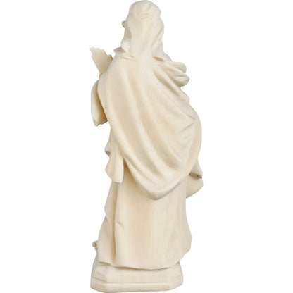 St. Cecilia, Patron Saint of Music Statue with Organ | Wood Carving from Val Gardena