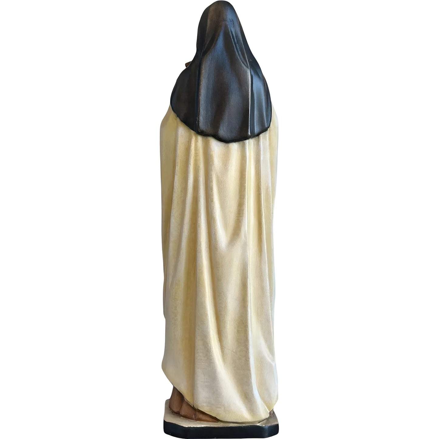 Statue of Saint Thérèse of Lisieux in hand-carved and hand-painted wood