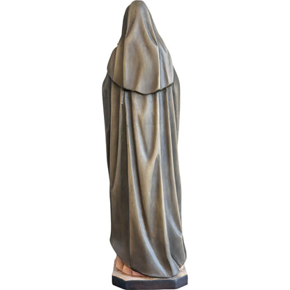 Statue of Saint Thérèse of Lisieux in hand-carved and hand-painted wood