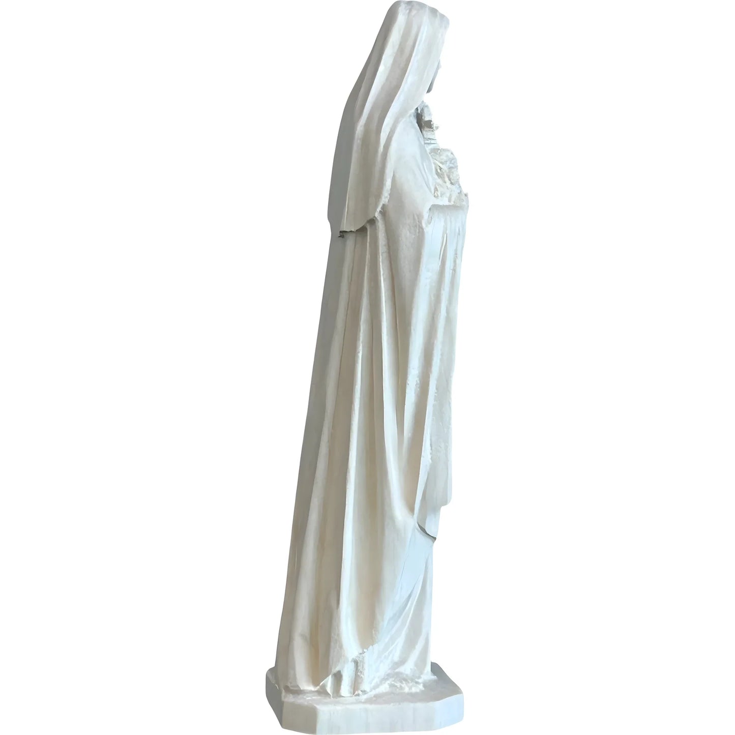 Statue of Saint Thérèse of Lisieux in hand-carved and hand-painted wood