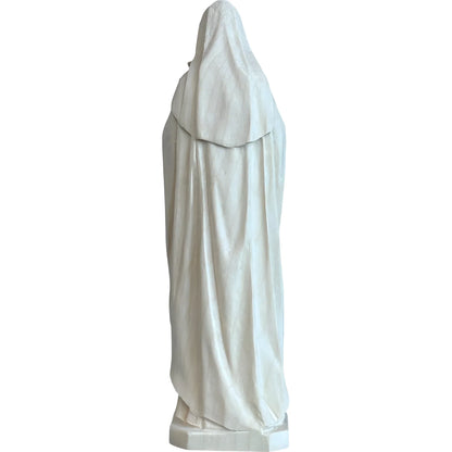 Statue of Saint Thérèse of Lisieux in hand-carved and hand-painted wood