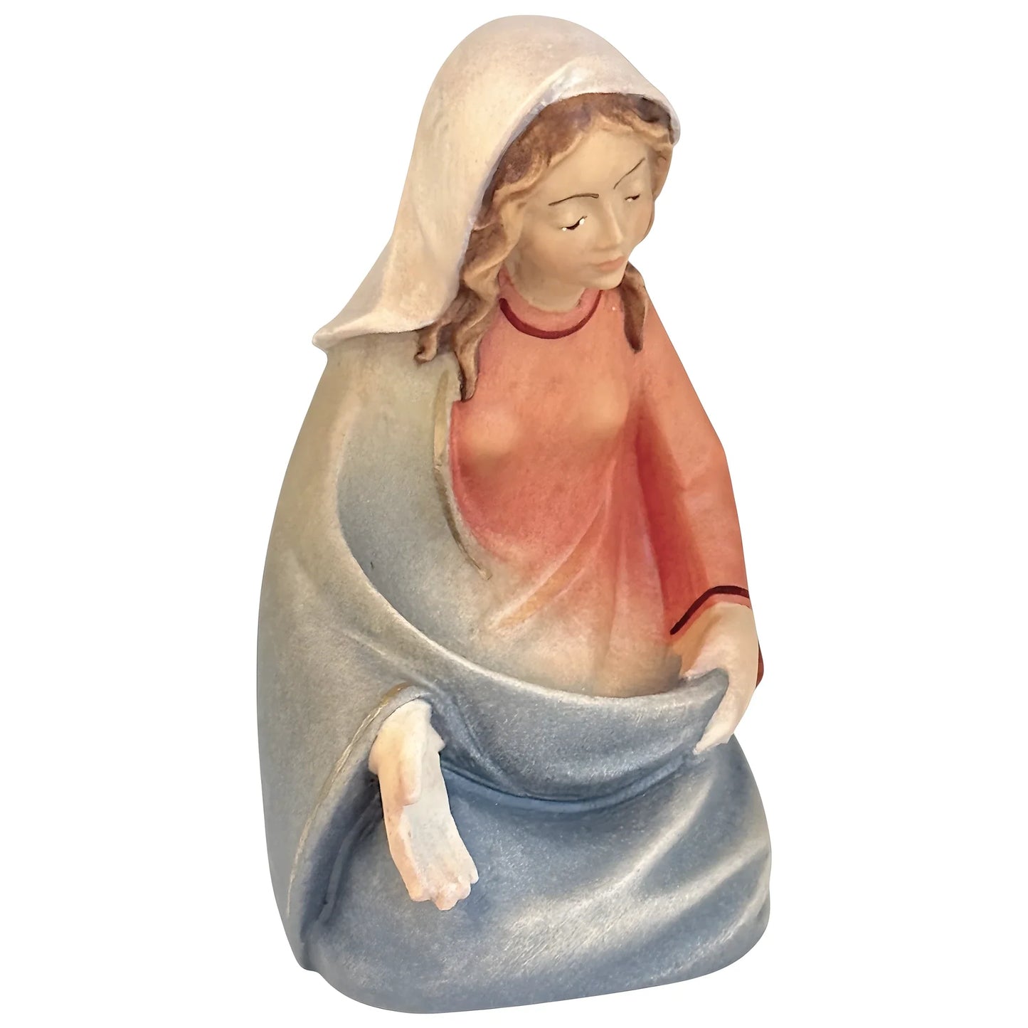 Kneeling Mary in Maple Wood