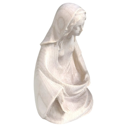Kneeling Mary in Maple Wood