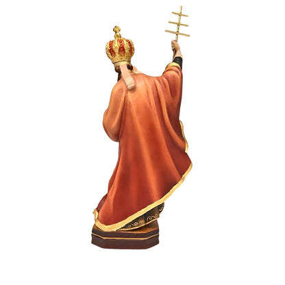 Statue of Saint Celestine V, Pope and Hermit | Sacred Sculpture in Val Gardena Wood