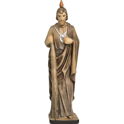 Statue of Saint Jude Thaddeus Carved in Val Gardena Wood