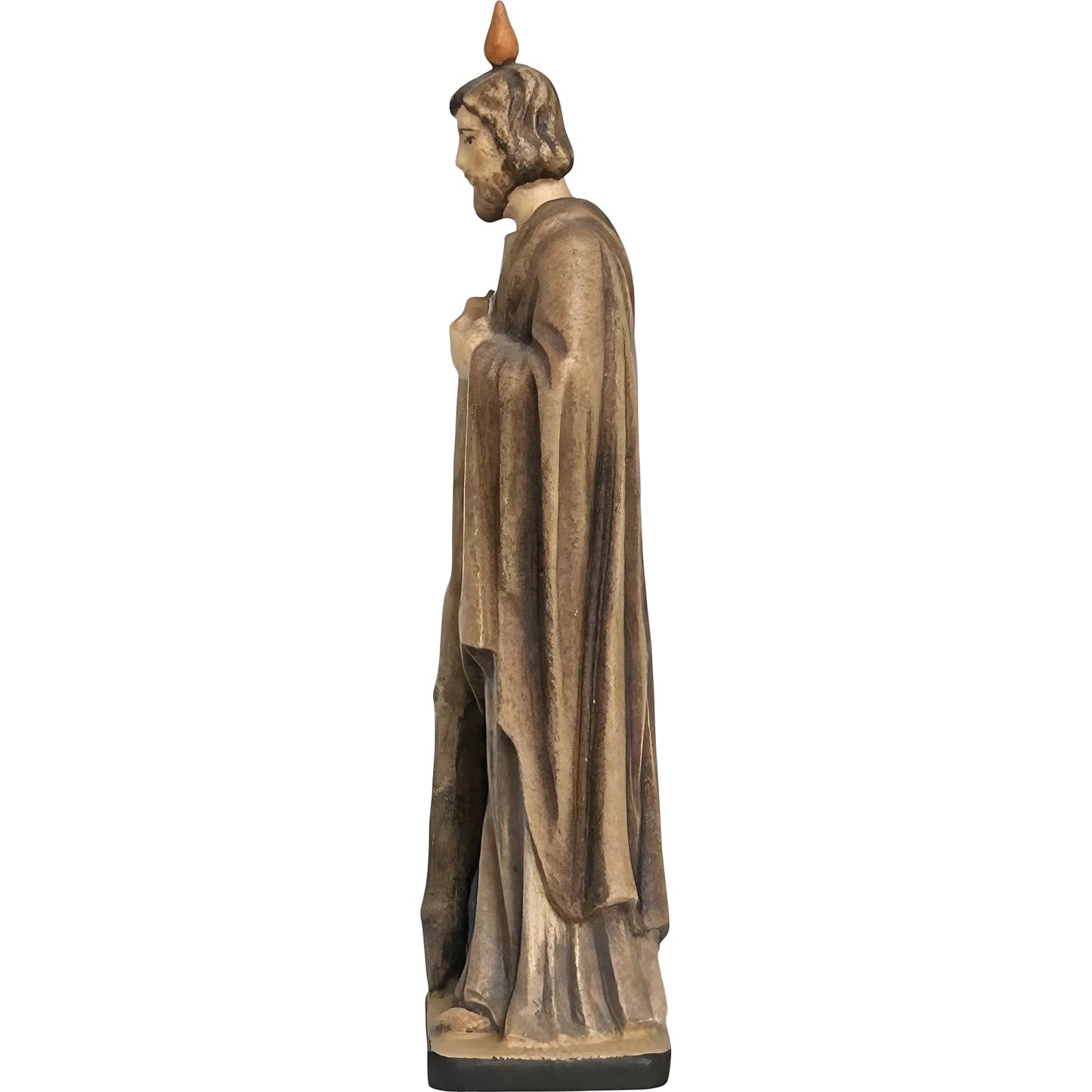 Statue of Saint Jude Thaddeus Carved in Val Gardena Wood