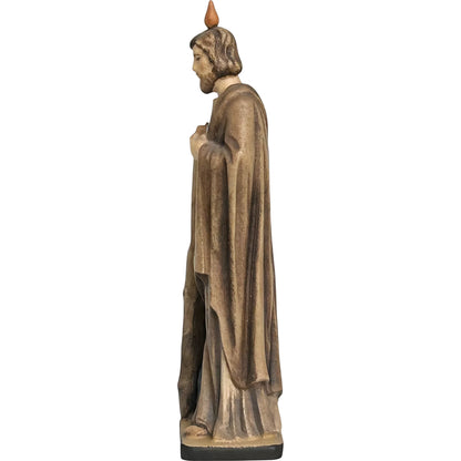 Statue of Saint Jude Thaddeus Carved in Val Gardena Wood