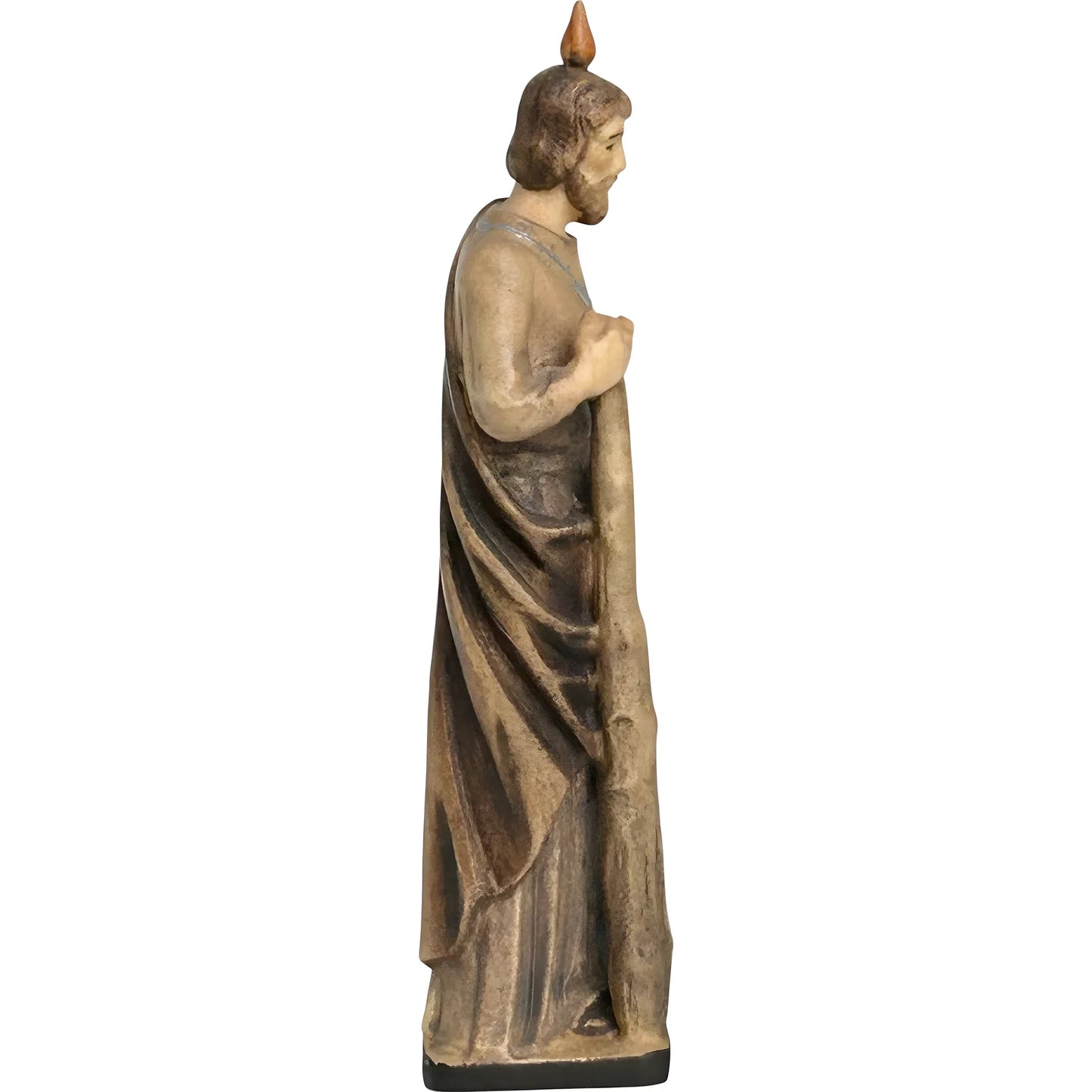 Statue of Saint Jude Thaddeus Carved in Val Gardena Wood