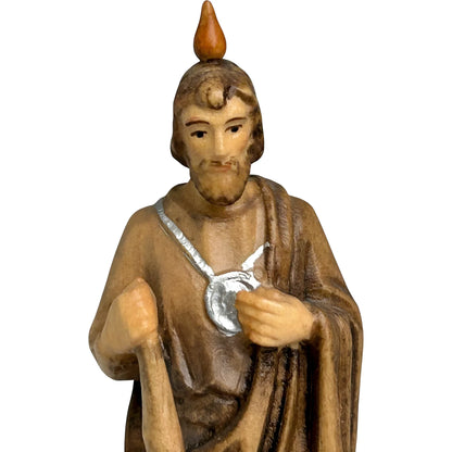 Statue of Saint Jude Thaddeus Carved in Val Gardena Wood