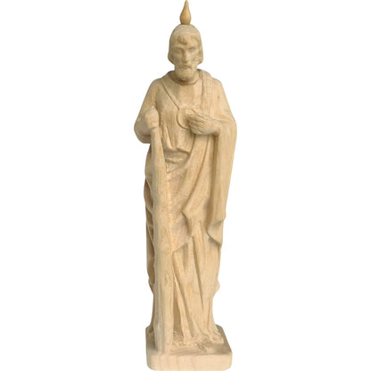 Statue of Saint Jude Thaddeus Carved in Val Gardena Wood