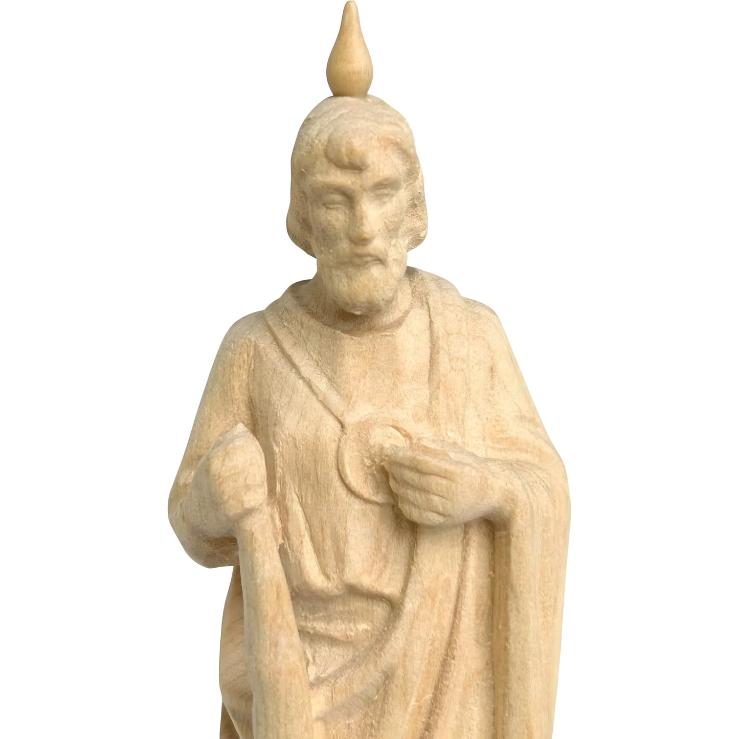 Statue of Saint Jude Thaddeus Carved in Val Gardena Wood