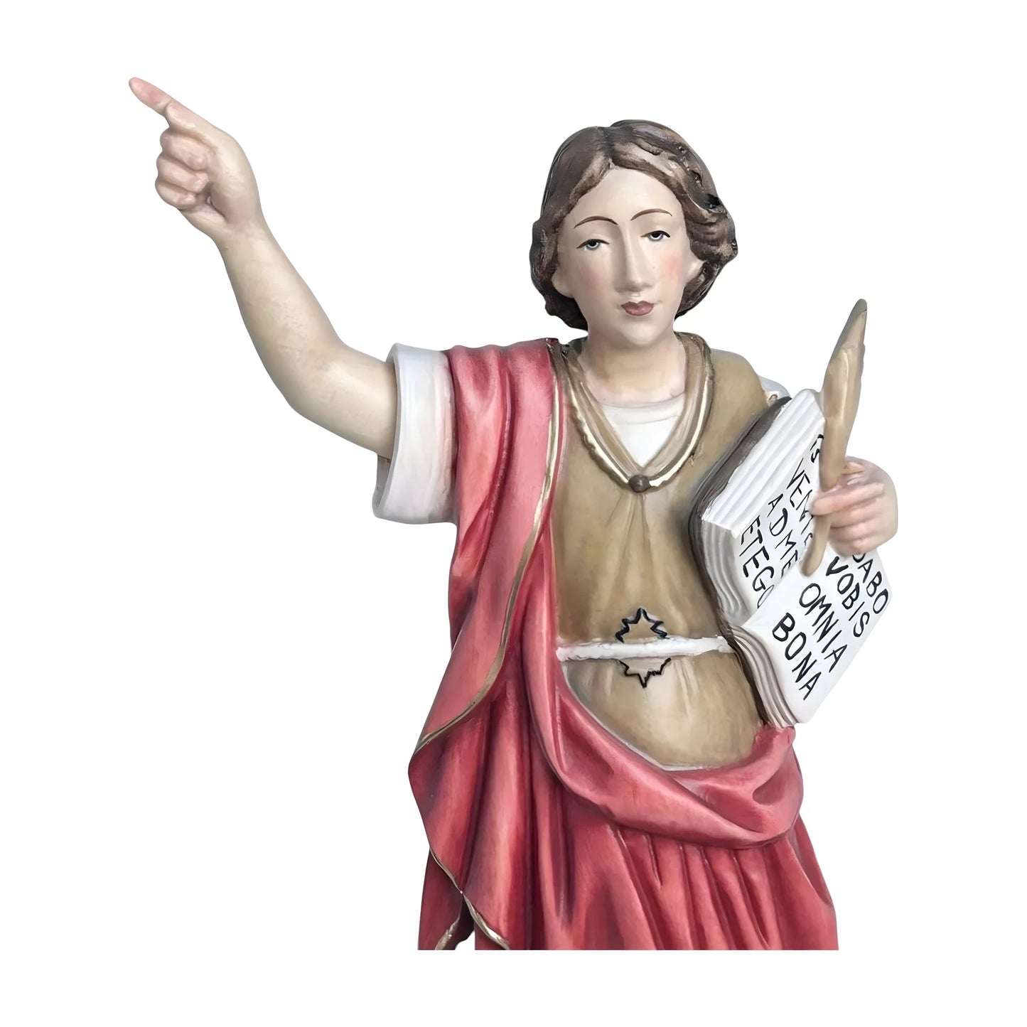 St. Pancras Statue in Carved Wood, Val Gardena
