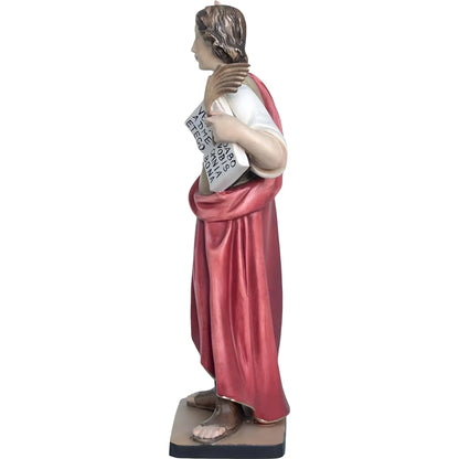 St. Pancras Statue in Carved Wood, Val Gardena