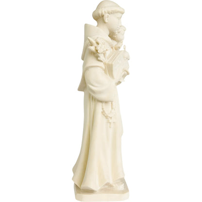 Saint Anthony of Padua and Infant Jesus statue carved in wood