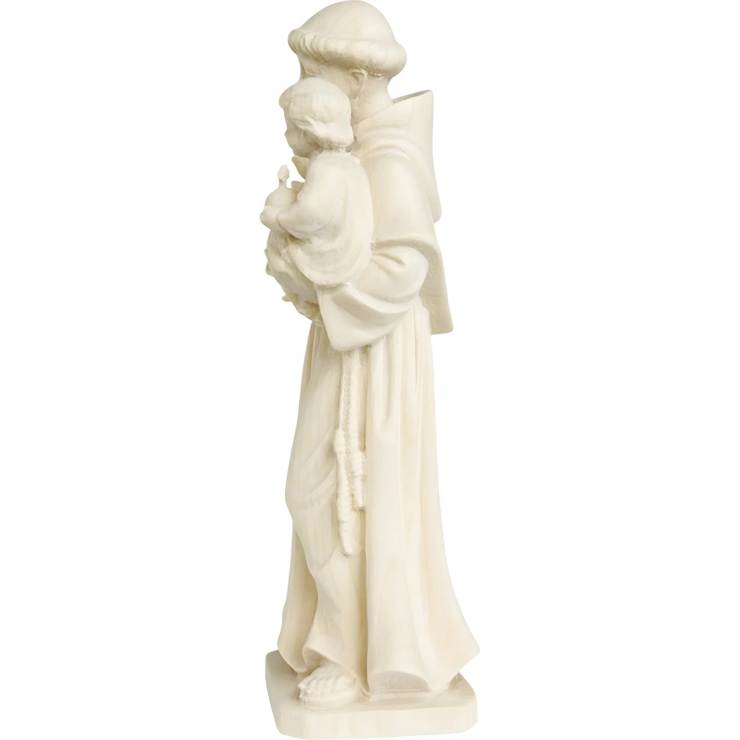 Saint Anthony of Padua and Infant Jesus statue carved in wood