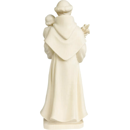 Saint Anthony of Padua and Infant Jesus statue carved in wood