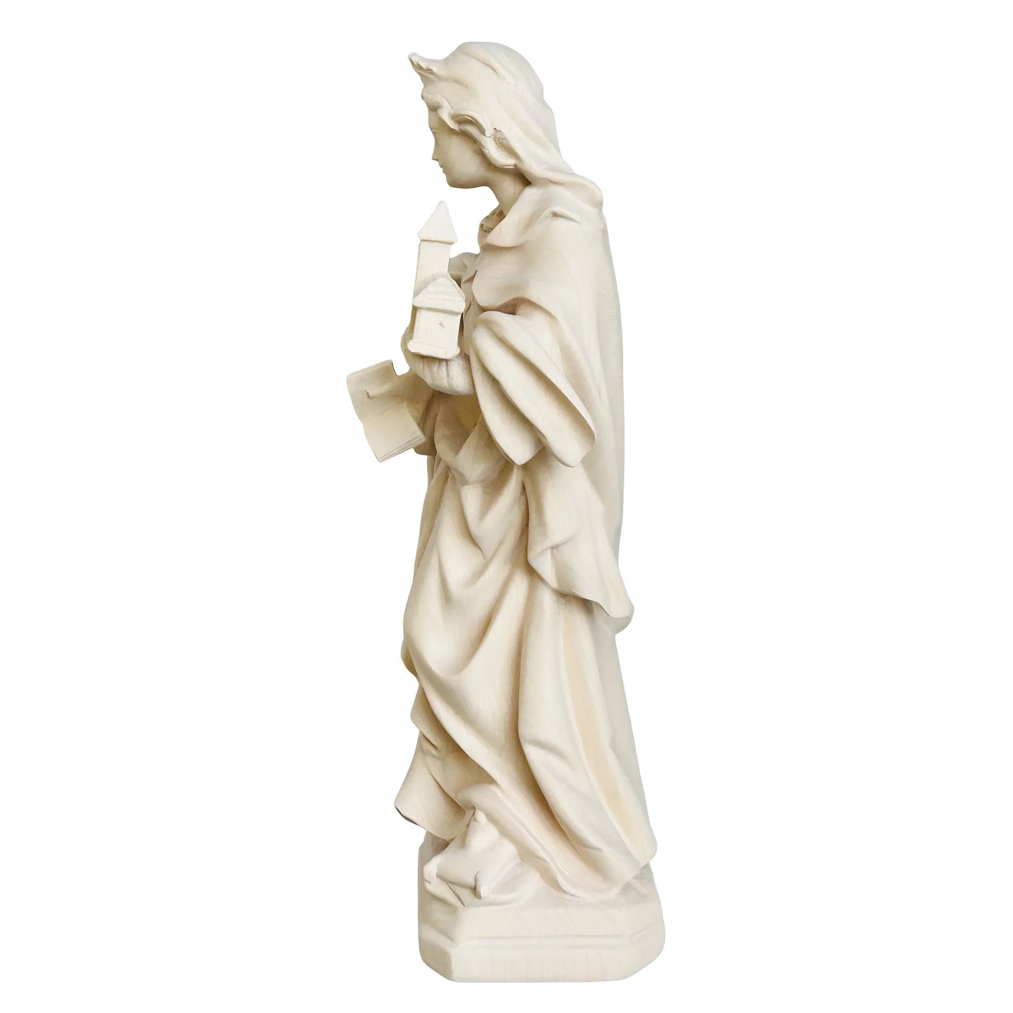 Saint Hedwig Statue in Hand-Carved Wood