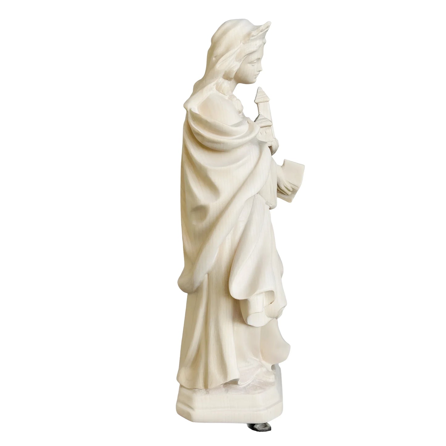 Saint Hedwig Statue in Hand-Carved Wood