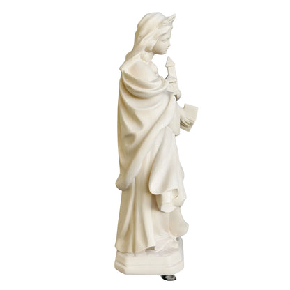 Saint Hedwig Statue in Hand-Carved Wood