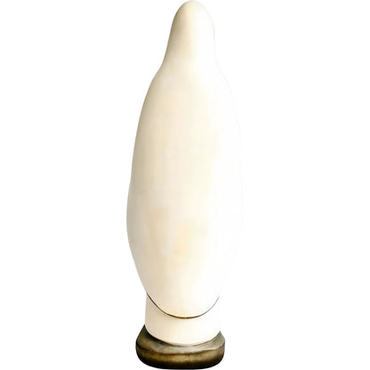 Our Lady of Lourdes Statue and Figurine in Hand-carved Val Gardena Wood